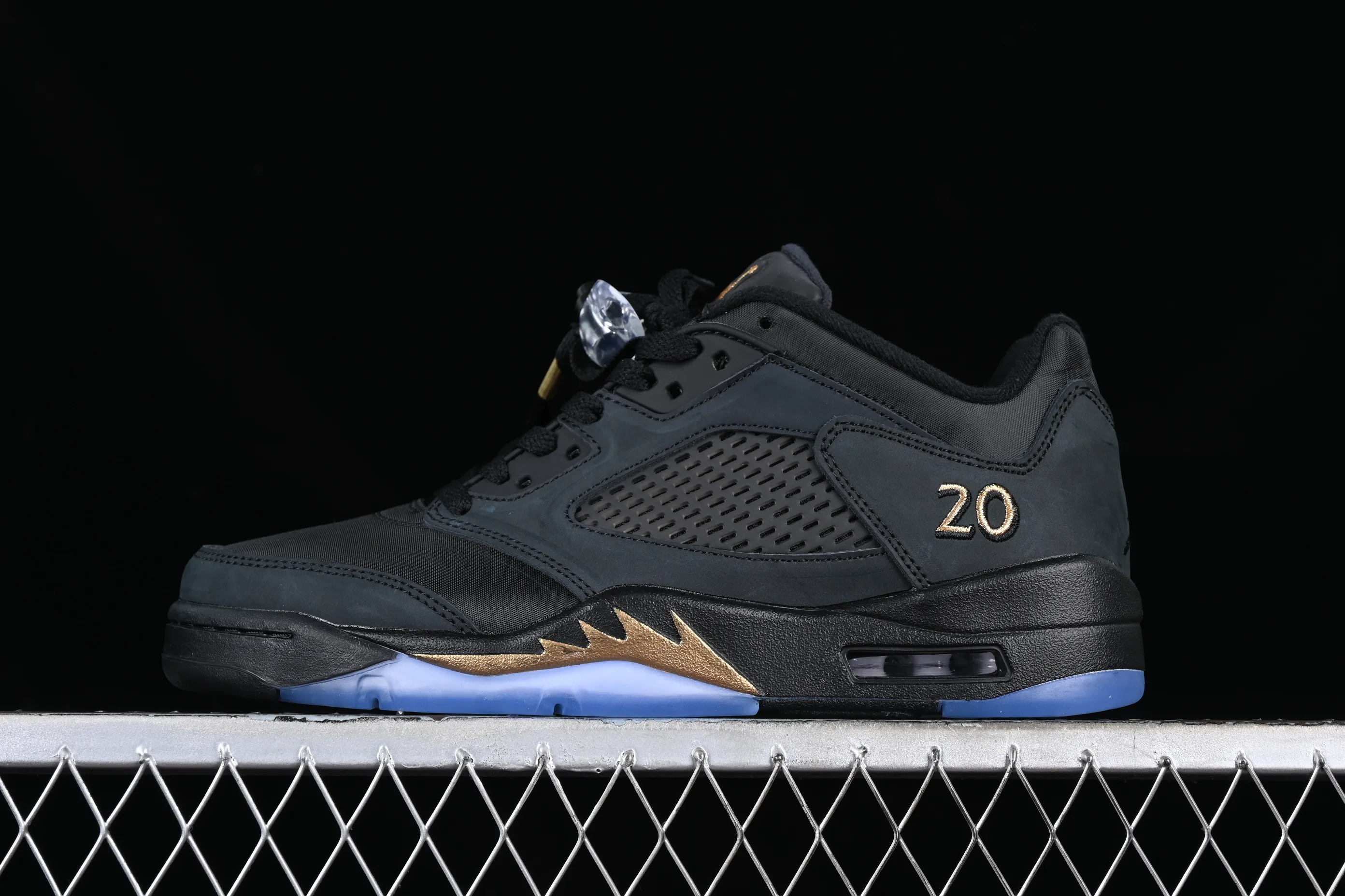 All categories Air Jordan Jordan series basketball shoes Air Jordan 5 Air Jordan 5 Low "Wings" AJ5 Joe 5 black gold cloth low-top basketball shoes DJ1094-001